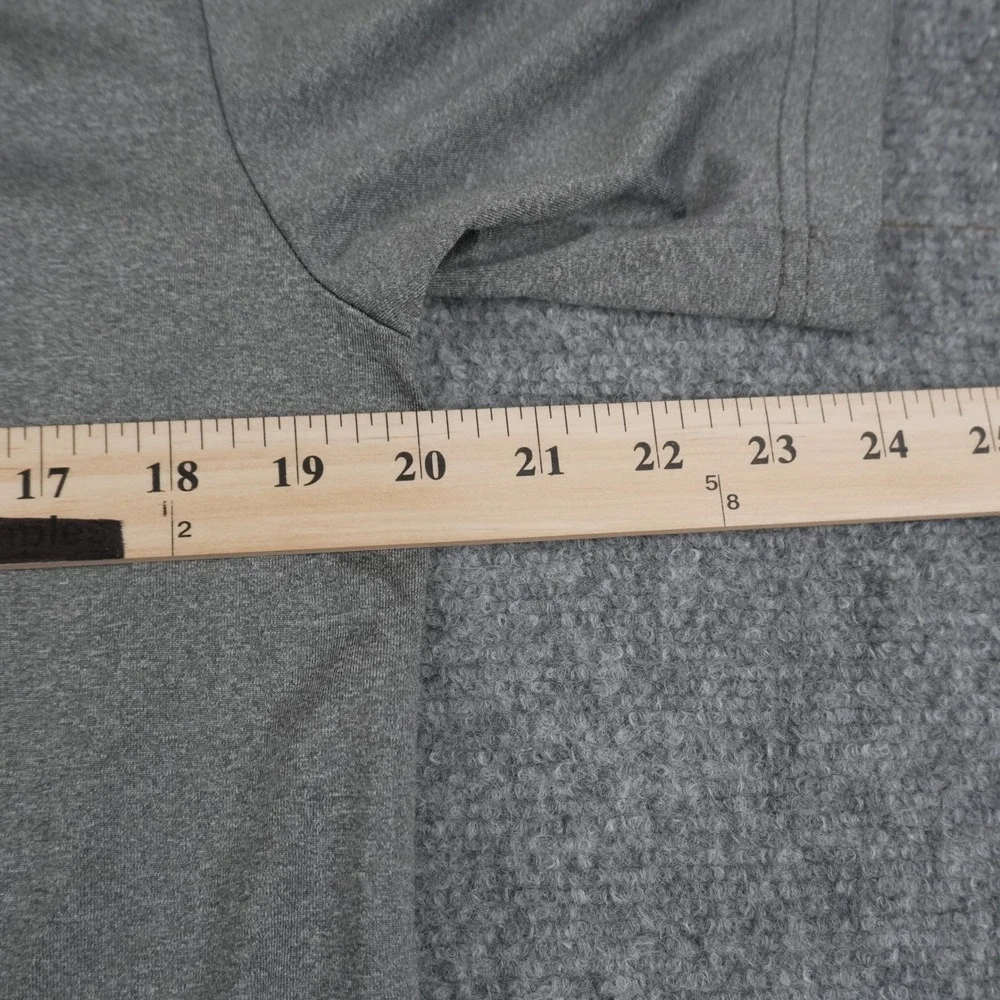 Adidas Golf Polo‎ Shirt Mens Small Gray Heather Performance Short Sleeve Logo